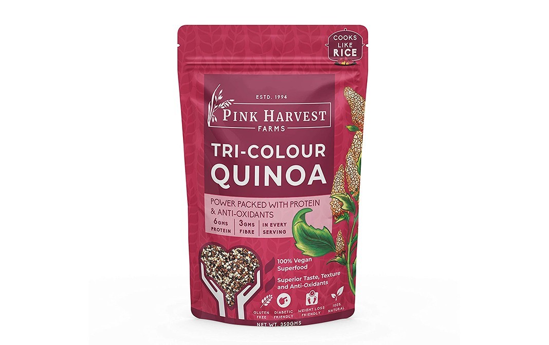 Pink Harvest Farms Tri-Colour Quinoa    Pack  350 grams
